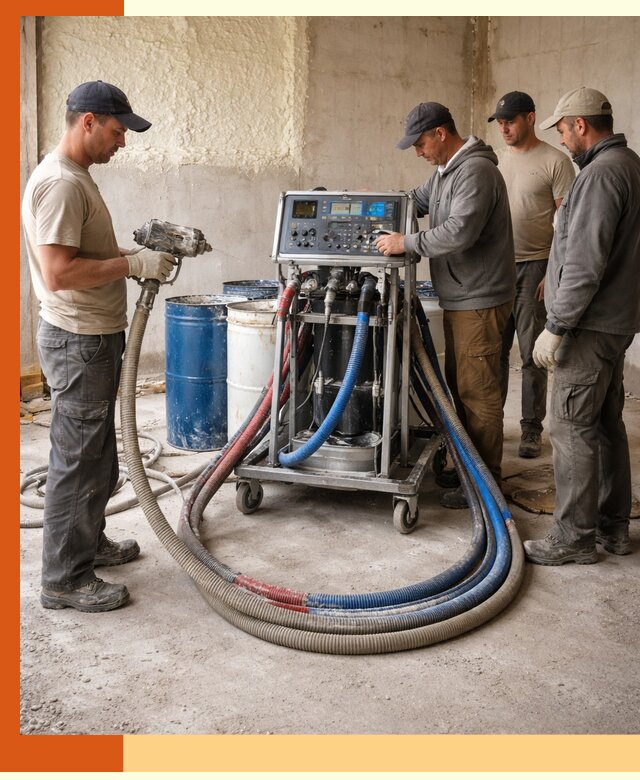 Аренда установки для напыления ППУ в мирном на выгодных условиях